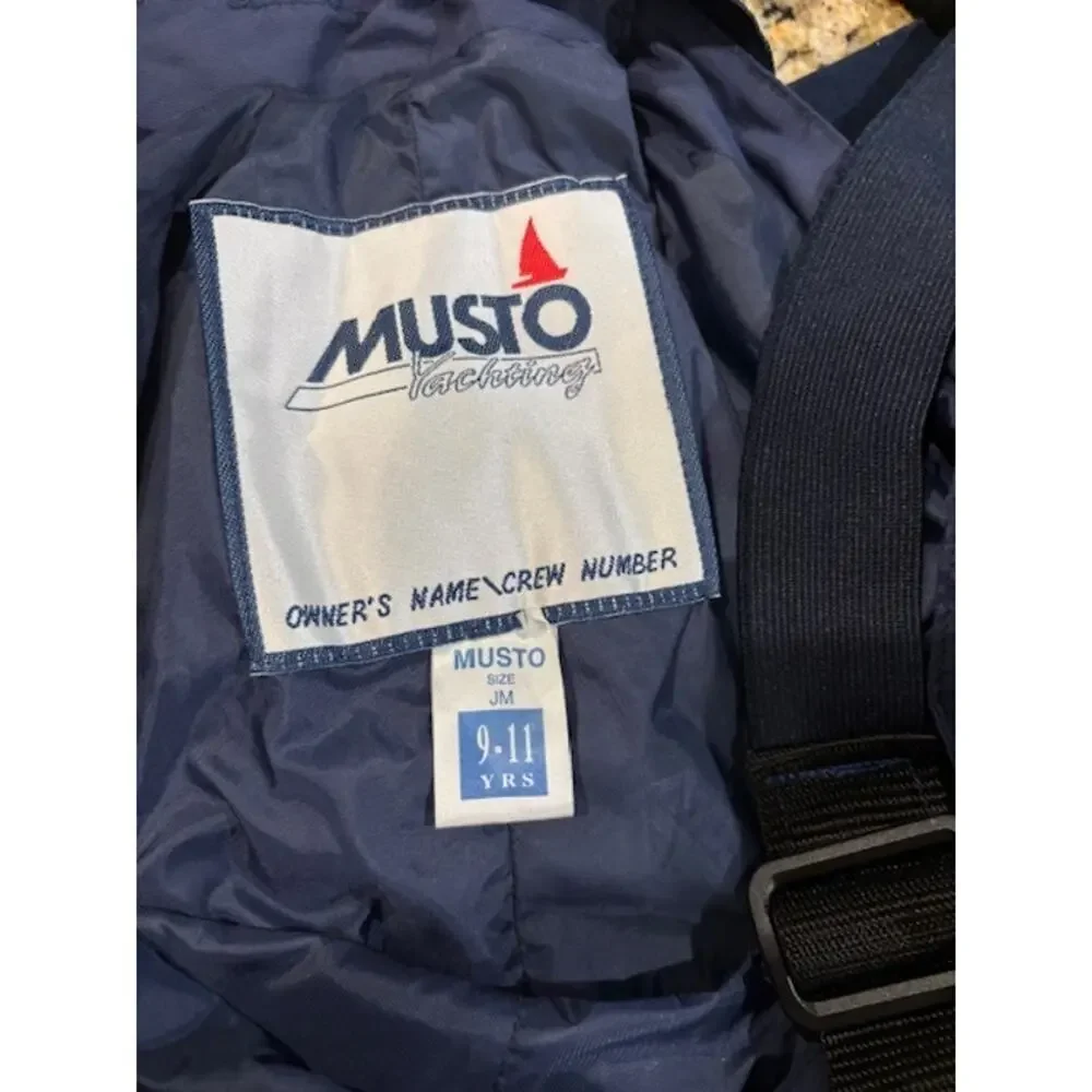Musto Yachting Waterproof Bibs Overalls Youth Medium Outdoor Sailing Boating